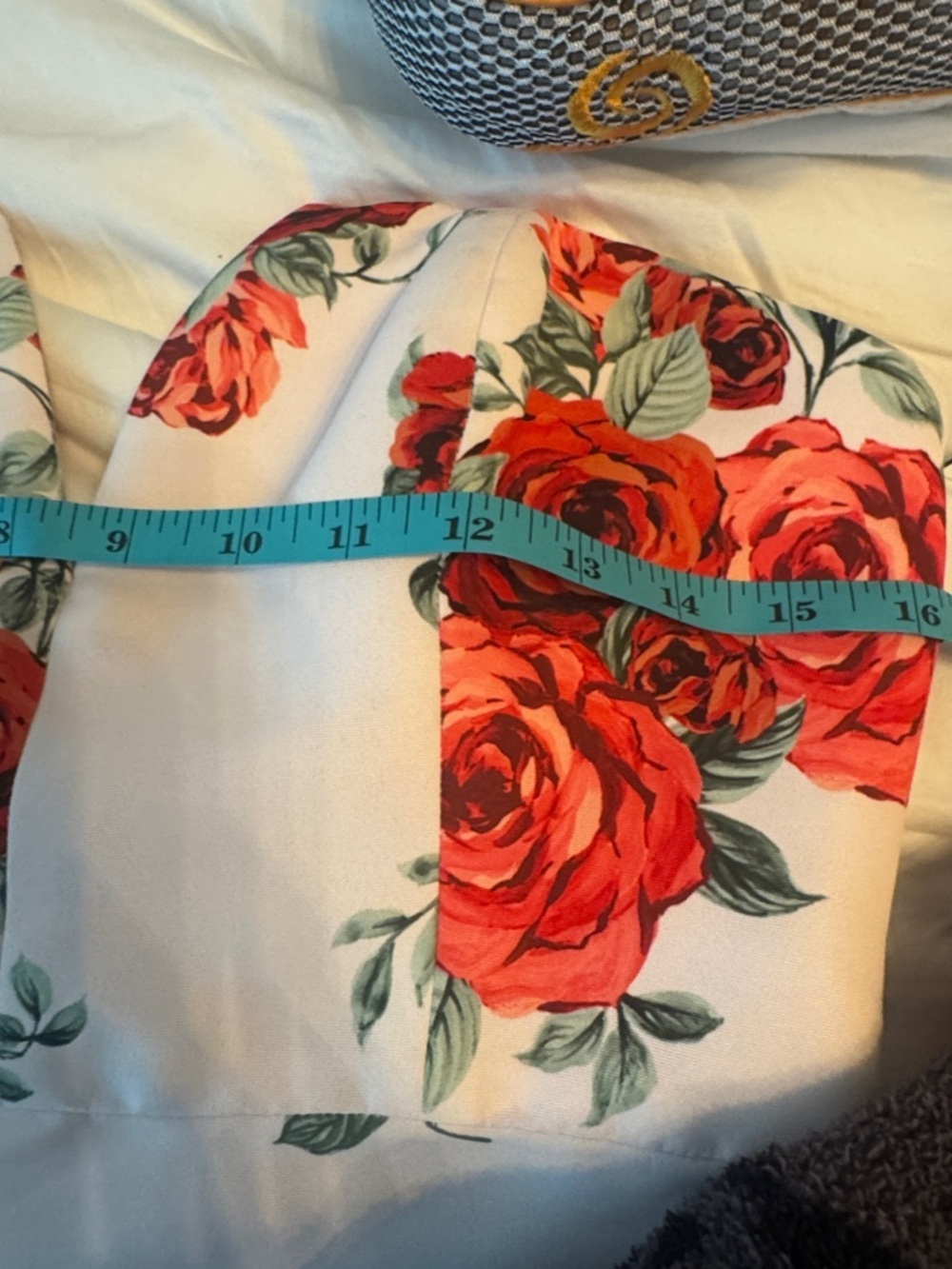 Sachin + Babi Strapless Floral Dress in White and Red - Picture 10 of 12